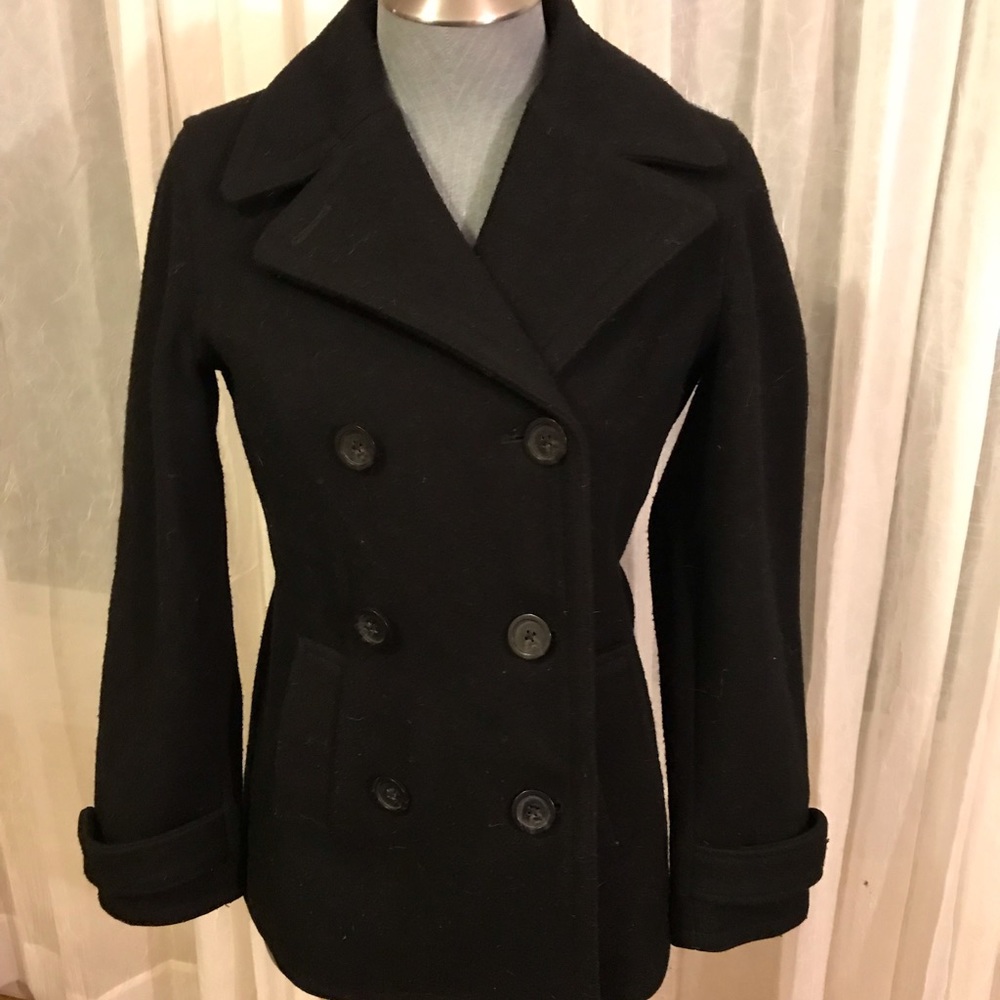 Ladies XS Peacoat with satin liner